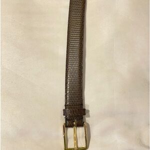 Genuine 100% Lizard belt by Austin Grey